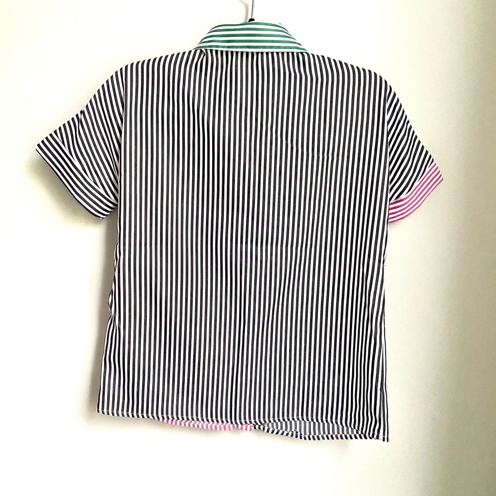 Multi-Colored Striped Button Down - image 5